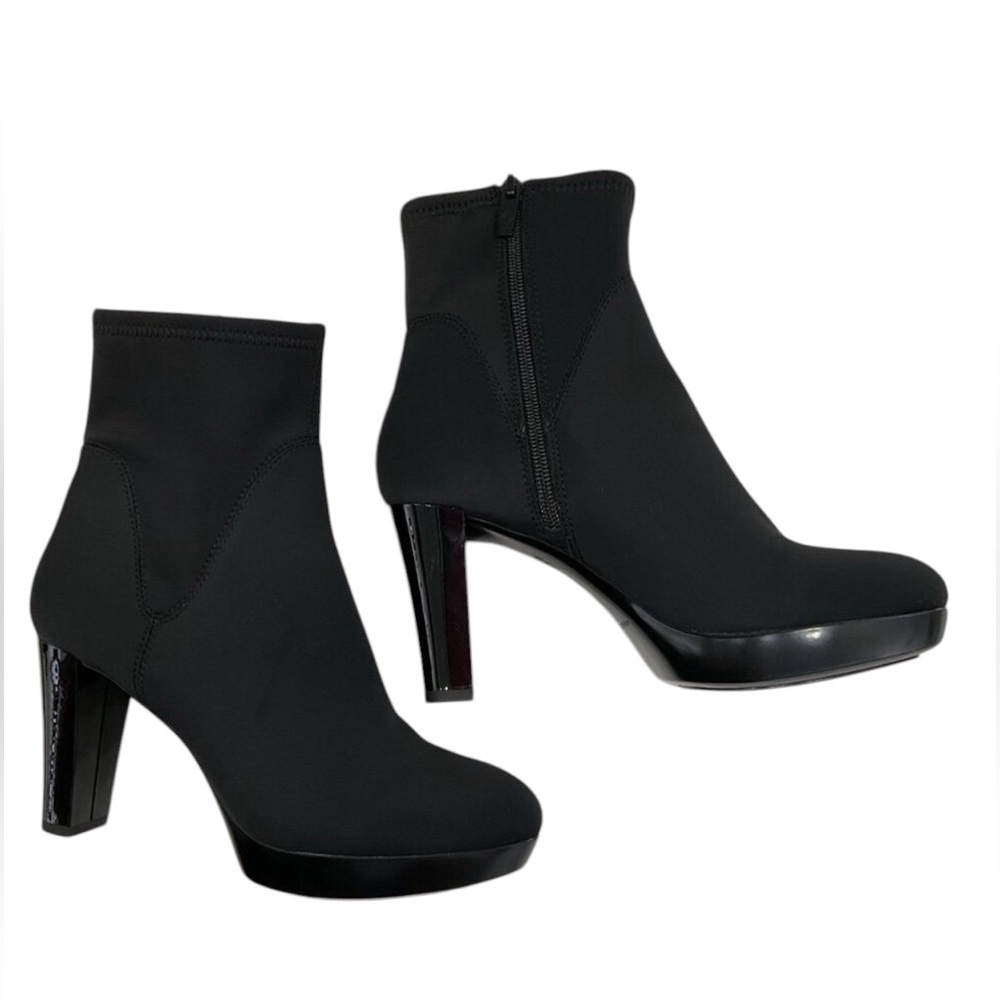 Donald J Pliner Women's High Heeled Anklet Boots Black Size 9.5 Brand New